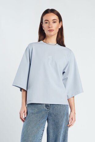Spooq the Label Oversized Tee - Light Blue