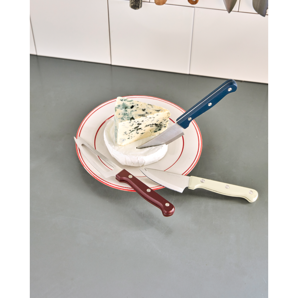 Nicolas Vahé Cheese Knives - Wit, blauw, rood Nicolas Vahé Cheese Knives - Wit, blauw, rood