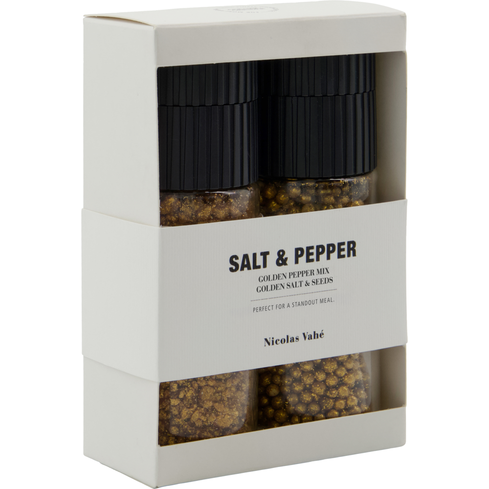 Nicolas Vahé Gift Box - Golden Pepper Mix & Golden Salt & Seeds