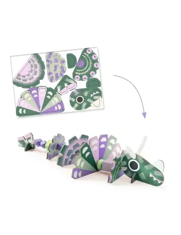 Djeco Verschrikkelijk Dino's - Rijgen