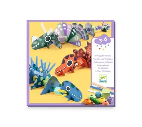 Djeco Verschrikkelijk Dino's - Rijgen