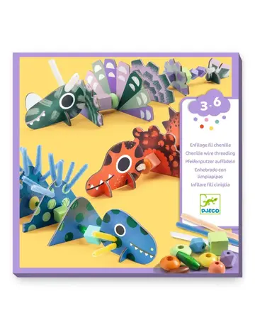 Djeco Verschrikkelijk Dino's - Rijgen