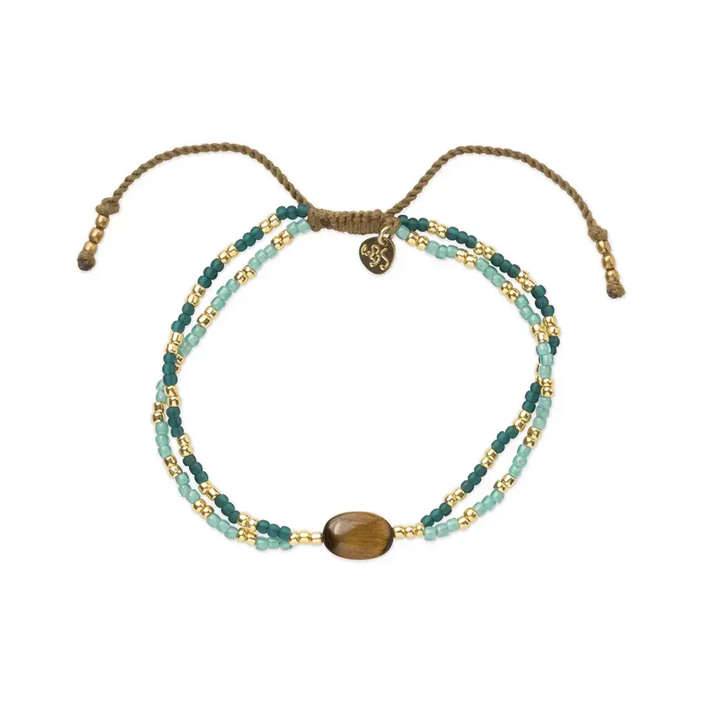 A Beautiful Story Shining 126 Tiger Eye Bracelet GC