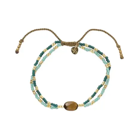 A Beautiful Story Shining 126 Tiger Eye Bracelet GC