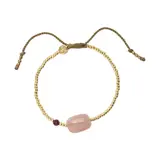 A Beautiful Story Surprise 126 Rose Quartz Garnet Bracelet GC