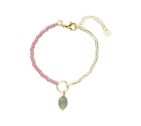 A Beautiful Story Rise Aventurine Bracelet GP