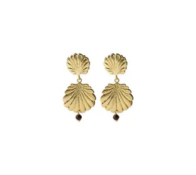 A Beautiful Story Expressive 126 Garnet Earrings GP