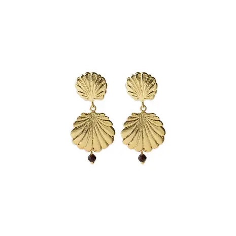 A Beautiful Story Expressive 126 Garnet Earrings GP