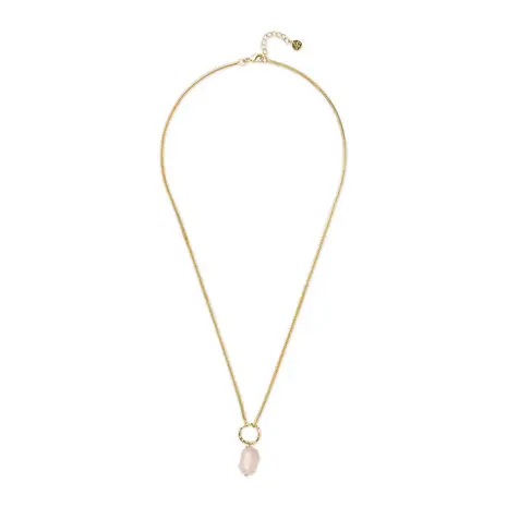 A Beautiful Story Awareness Rose Quartz Necklace GP