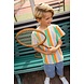 Sproet & Sprout T-shirt vertical stripes - Sand