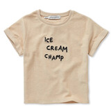 Sproet & Sprout Terry T-shirt ice cream champ - Sesame
