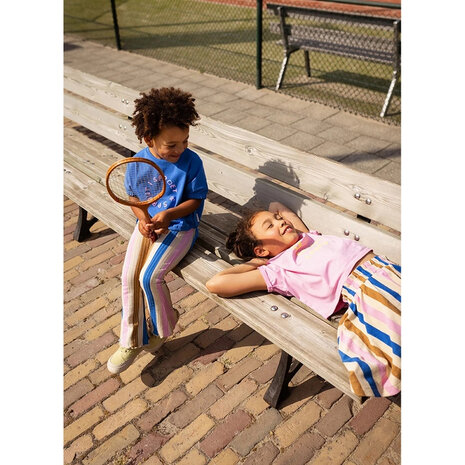 Sproet & Sprout Flared legging stripes - Sesame