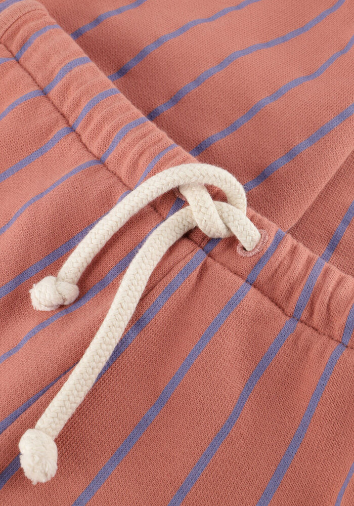 Sproet & Sprout Striped sweatpants - Rose dawn