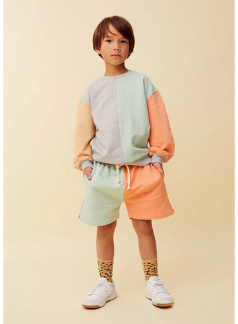 Sproet & Sprout Sweatshirt colourblock - Silt Green Sproet & Sprout Sweatshirt colourblock - Silt Green