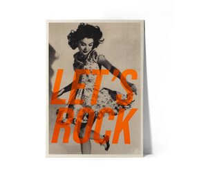 Minus Editions Poster LETS ROCK