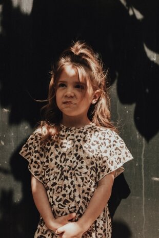 Baje Studio Dress Bejis - Animal AOP