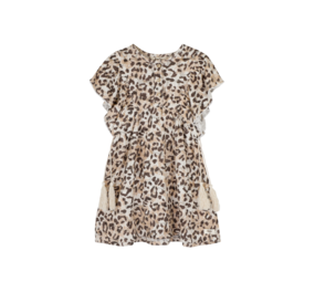 Baje Studio Dress Bejis - Animal AOP