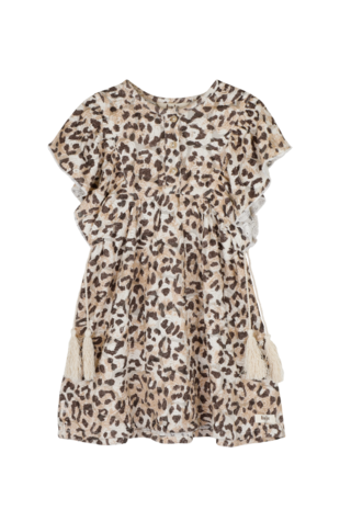 Baje Studio Dress Bejis - Animal AOP