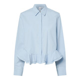 YAS Anera LS Short Shirt - Skyway