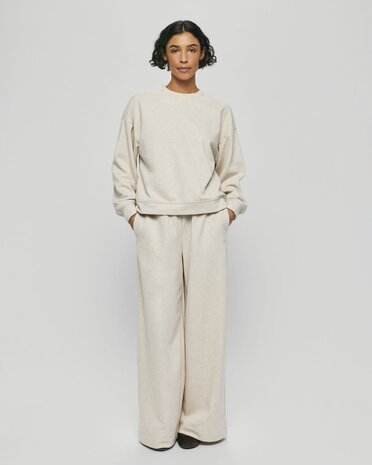 MSCH Taia Briena Sweat Pants - Oatmeal Melange