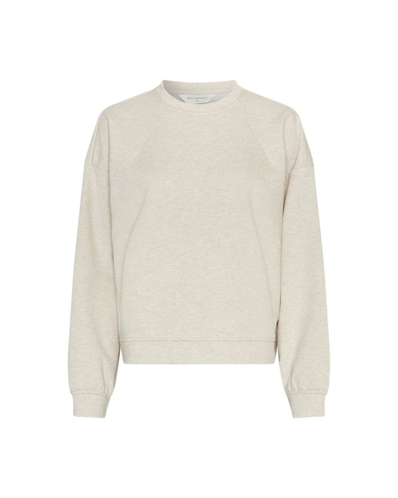 MSCH Taia Briena Sweatshirt - Oatmeal Melange