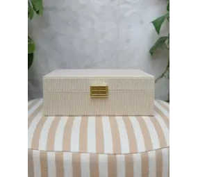 Maison Scarlett Sieradendoos  Louise - Corduroy Beige