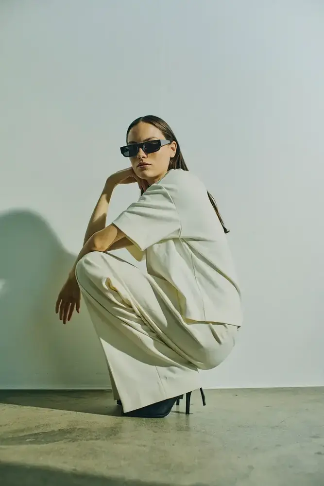 Cph Muse Tailor Pants - Jet Stream