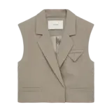 Cph Muse Tailor Short Waistcoat - Winter Twig Melange