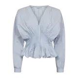 Cph Muse Poplin Blouse - Heather