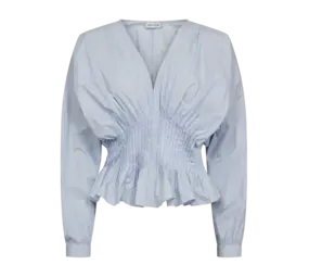 Cph Muse Poplin Blouse - Heather