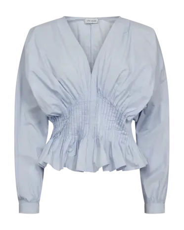 Cph Muse Poplin Blouse - Heather