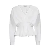 Cph Muse Poplin Blouse - Bright White
