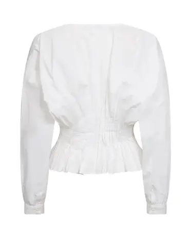 Cph Muse Poplin Blouse - Bright White