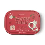 A Dopo Bistro Cherry Printed Tin Candle - Smoked Cherry