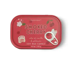 A Dopo Bistro Cherry Printed Tin Candle - Smoked Cherry A Dopo Bistro Cherry Printed Tin Candle - Smoked Cherry