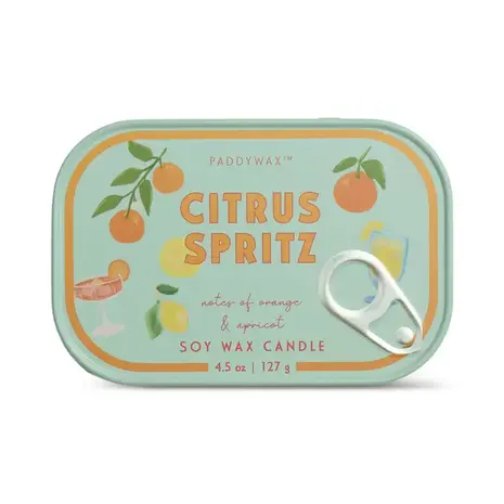 A Dopo Bistro Orange Printed Tin Candle - Orange Citrus Spritz A Dopo Bistro Orange Printed Tin Candle - Orange Citrus Spritz