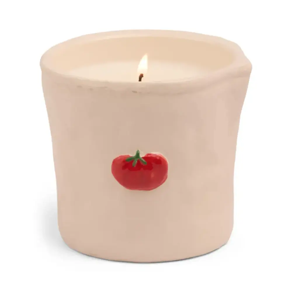 A Dopo Bistro Tomato Ceramic Candle - Heirloom Tomato A Dopo Bistro Tomato Ceramic Candle - Heirloom Tomato