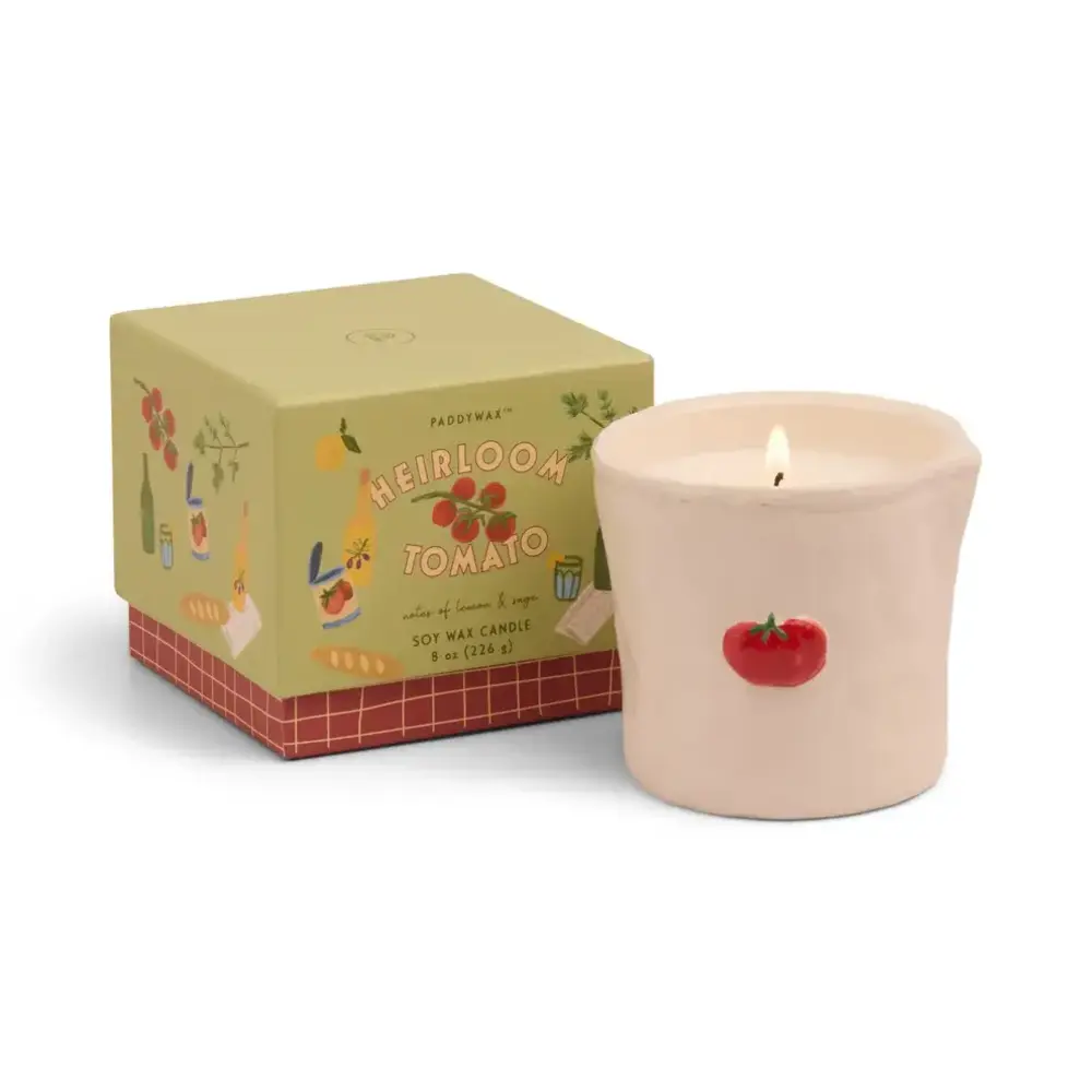 A Dopo Bistro Tomato Ceramic Candle - Heirloom Tomato A Dopo Bistro Tomato Ceramic Candle - Heirloom Tomato
