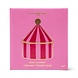 Designworks Ink Ceramic Trinket Box - Pink/Red Stripe