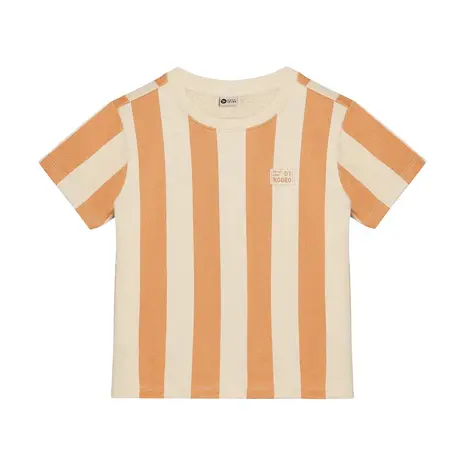 Daily7 T-shirt Big Stripe - Sandstone