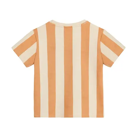 Daily7 T-shirt Big Stripe - Sandstone