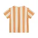 Daily7 T-shirt Big Stripe - Sandstone