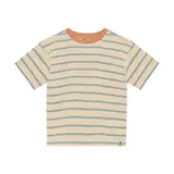 Daily7 Oversized T-shirt Stripe - Sandshell