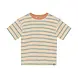 Daily7 Oversized T-shirt Stripe - Sandshell