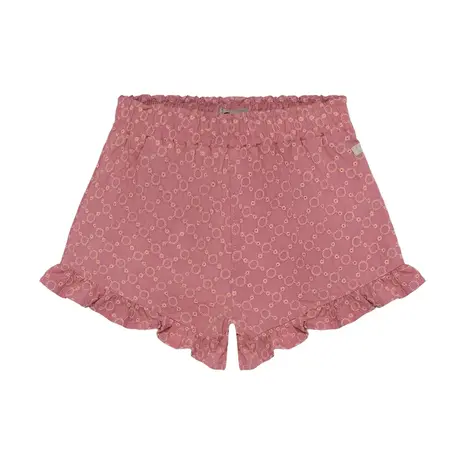 Daily7 Ruffle Shorts Broderie - Heather Rose