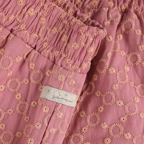 Daily7 Ruffle Shorts Broderie - Heather Rose