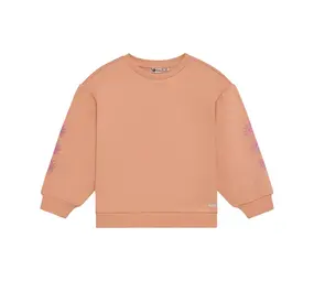 Daily7 Sweater Embroidery Sleeve - Dusty Coral