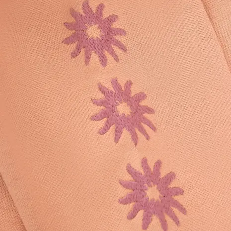 Daily7 Sweater Embroidery Sleeve - Dusty Coral