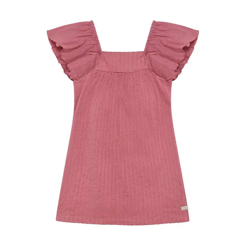 Daily7 Dress Wide Sleeve  - Heather Rose