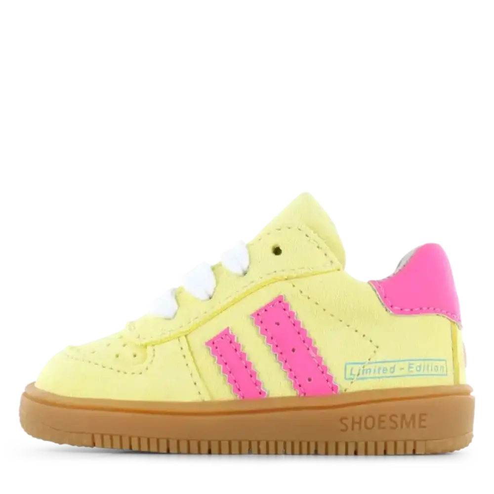 Shoesme Sneaker - Yellow/Pink